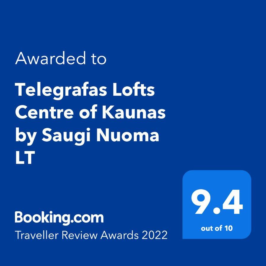 Telegrafas Lofts Centre Of Kaunas By Strazdo Telegrafas 아파트 외부 사진