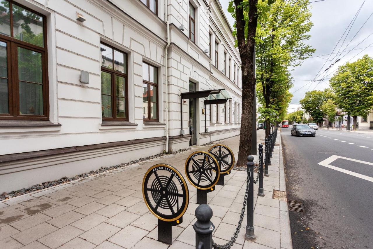 Telegrafas Lofts Centre Of Kaunas By Strazdo Telegrafas 아파트 외부 사진